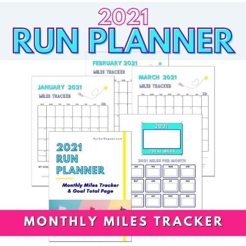 2021 Monthly Miles Tracker Free Printable Planner For