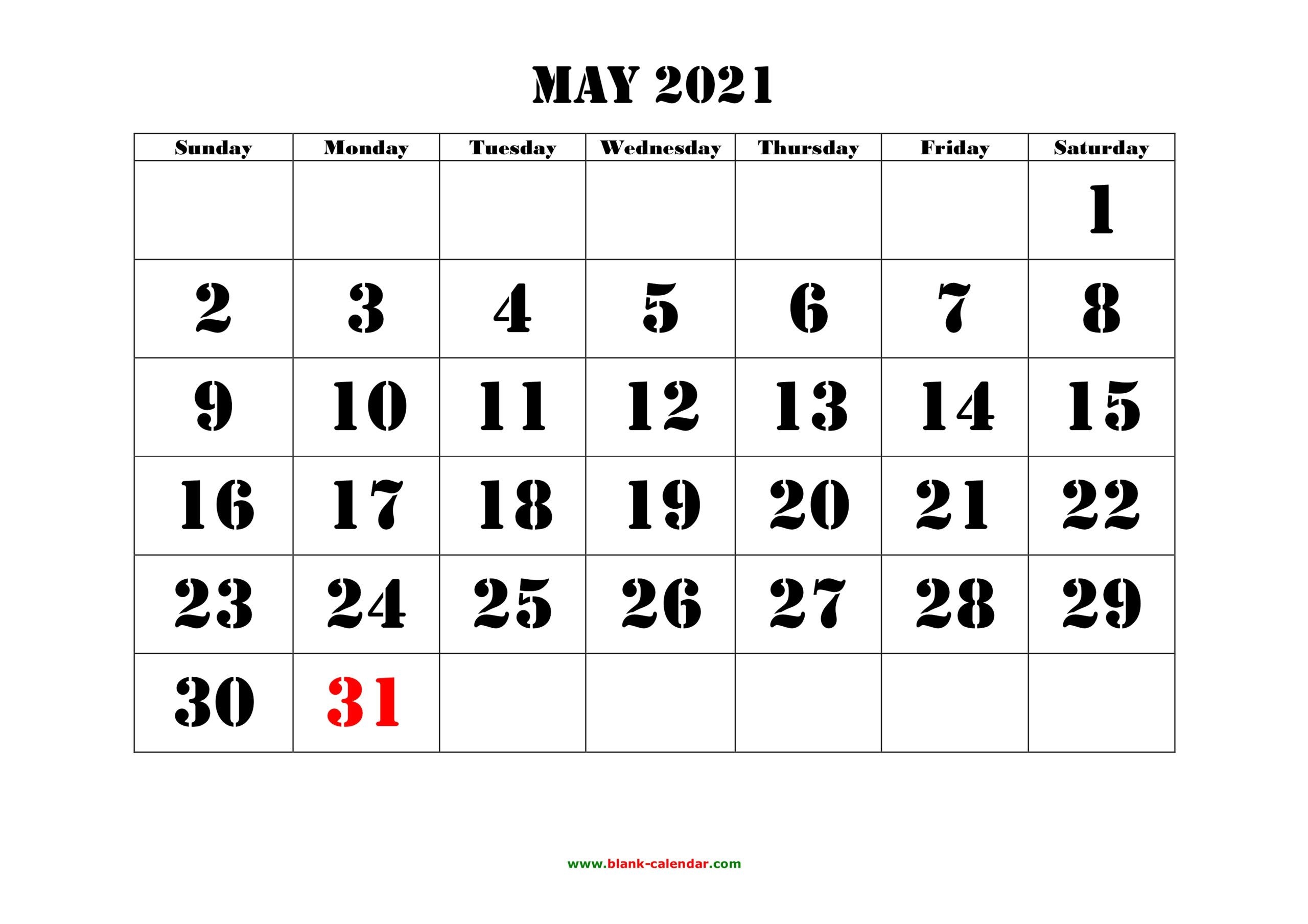 Print Free Calendars Without Downloading 2021 Example Calendar Printable 3822