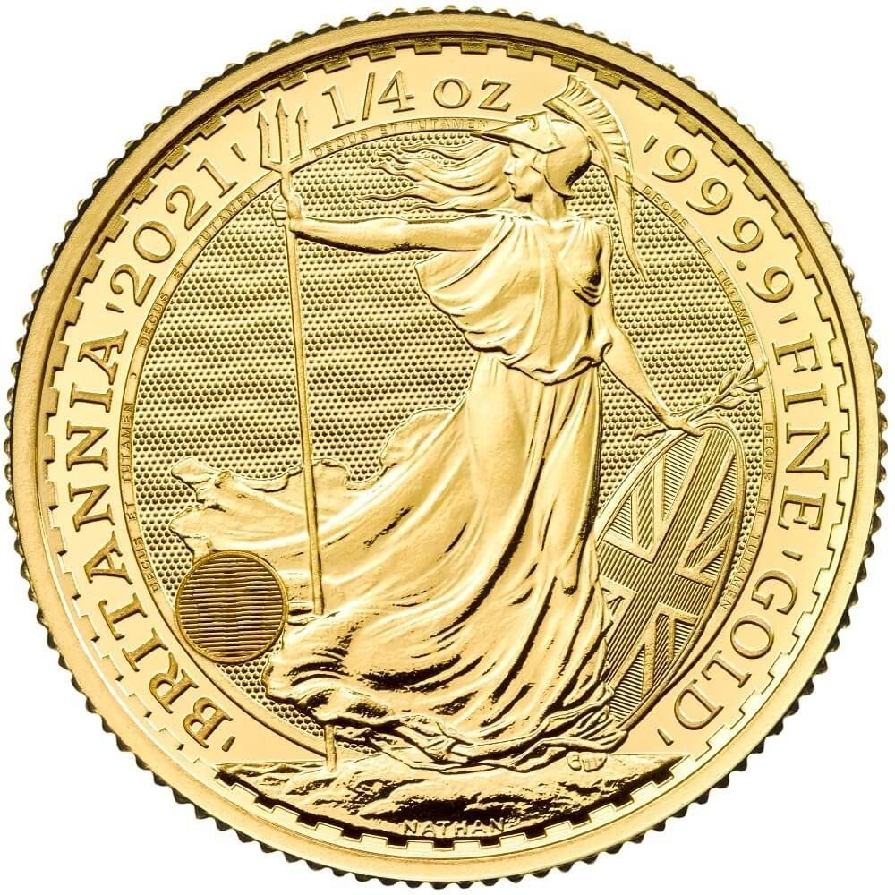 2021 Quarter Ounce Britannia Gold Coin | Bullionbypost