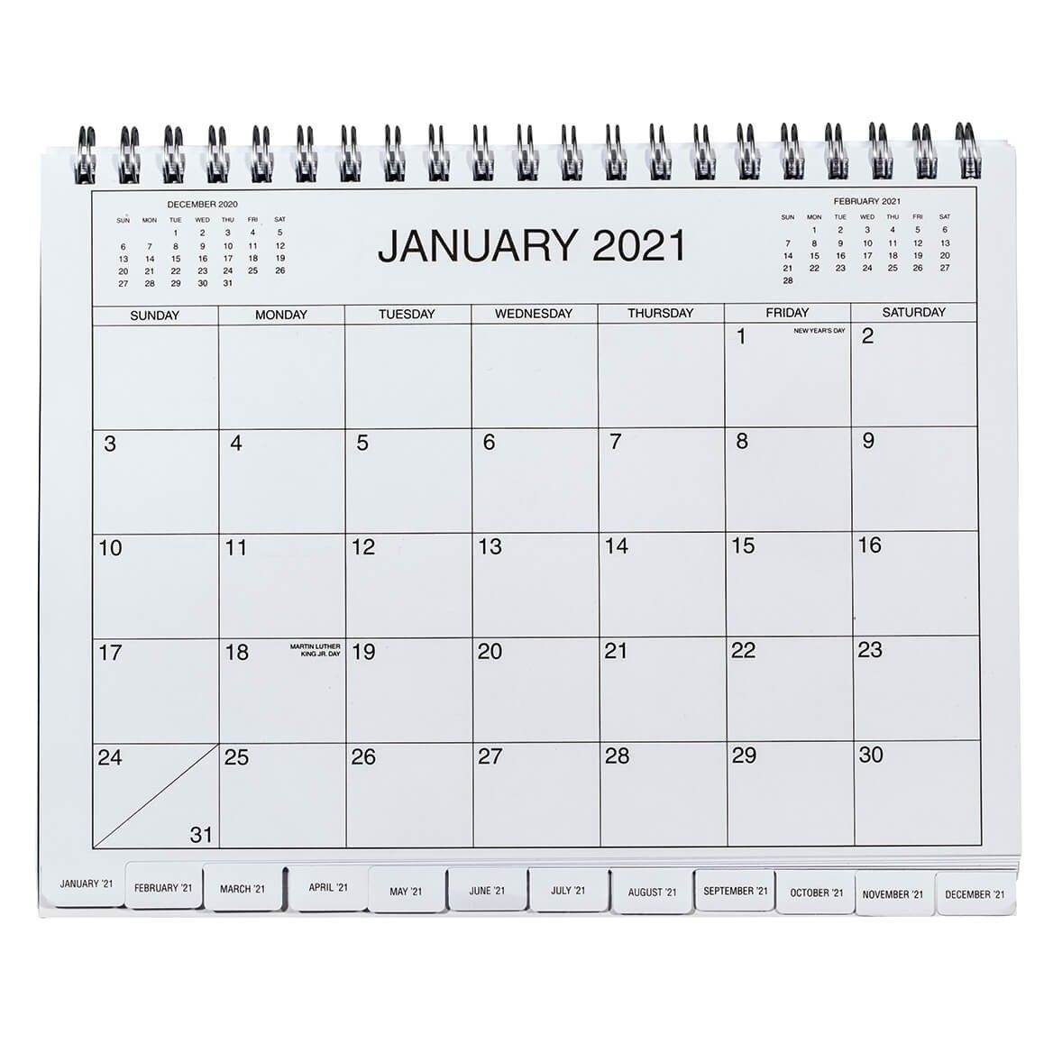 2021 yearly calendar with boxes | calendar template printable