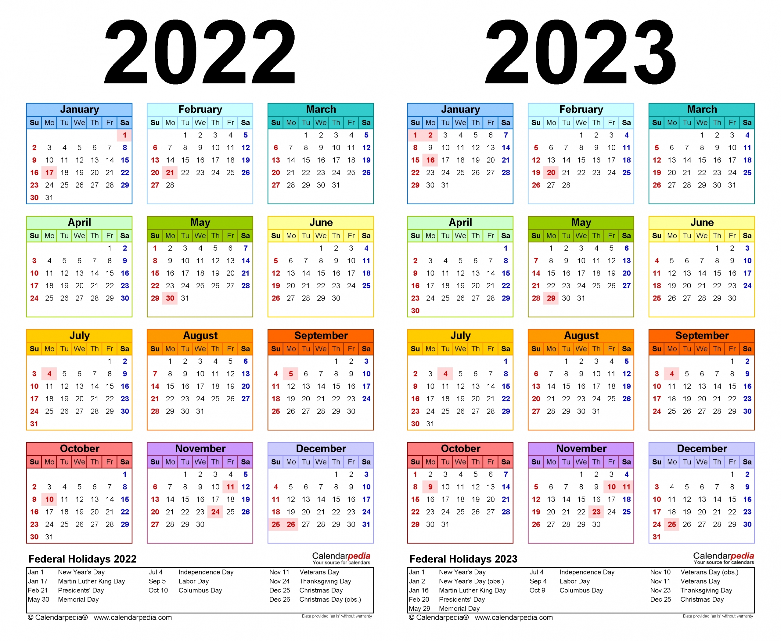 3 year calendars 2021 2022 2023 free printable | calendar