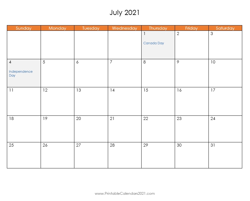 45 july 2021 calendar printable, july 2021 calendar pdf