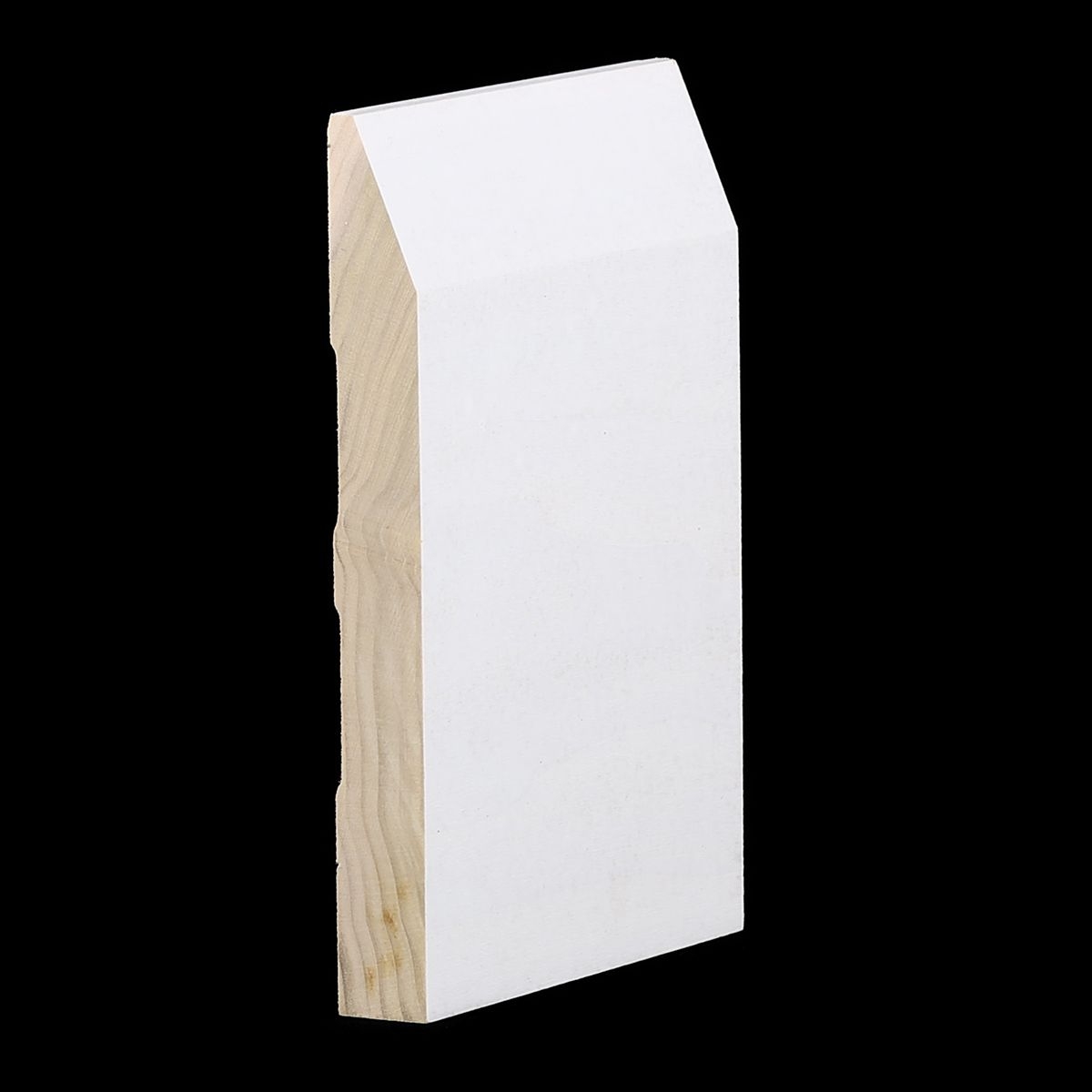 5/8" X 5 1/2" F/j Primed Poplar Craftsman Baseboard B2017