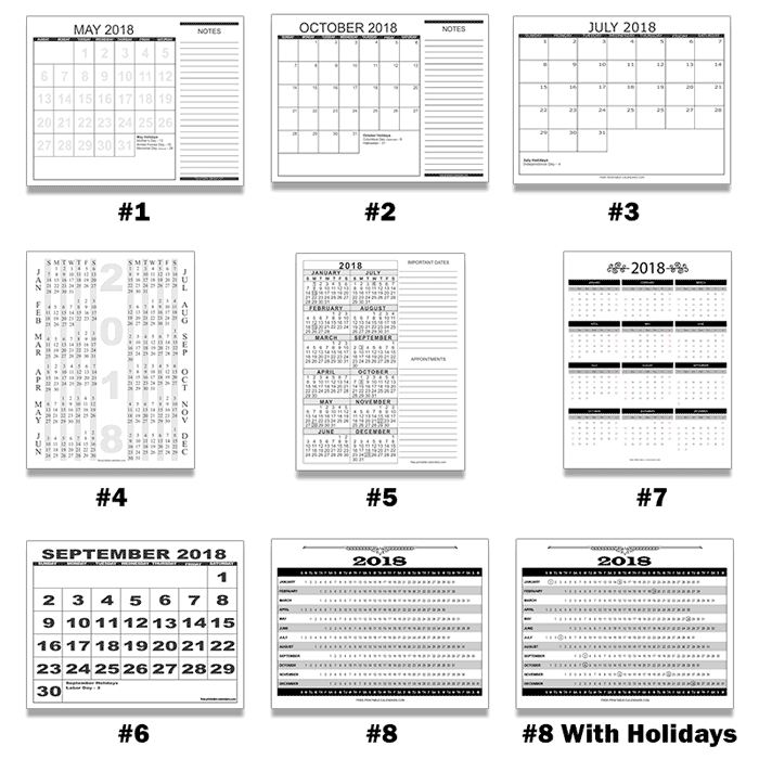 8 1/2 X 11 Blank Calendar Printable Photo | Calendar