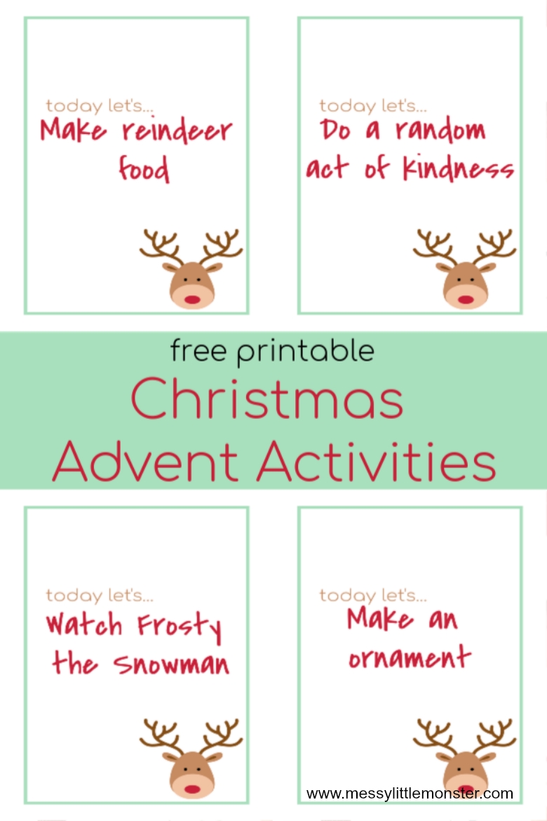 Advent Calendar Ideas 30 Printable Advent Activities For