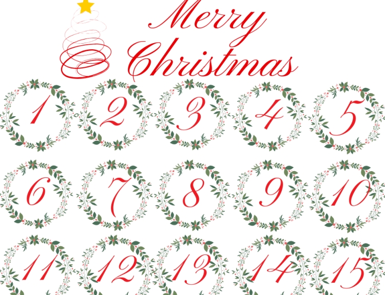 Advent Calendar Printable Tags | Printable Advent Calendar