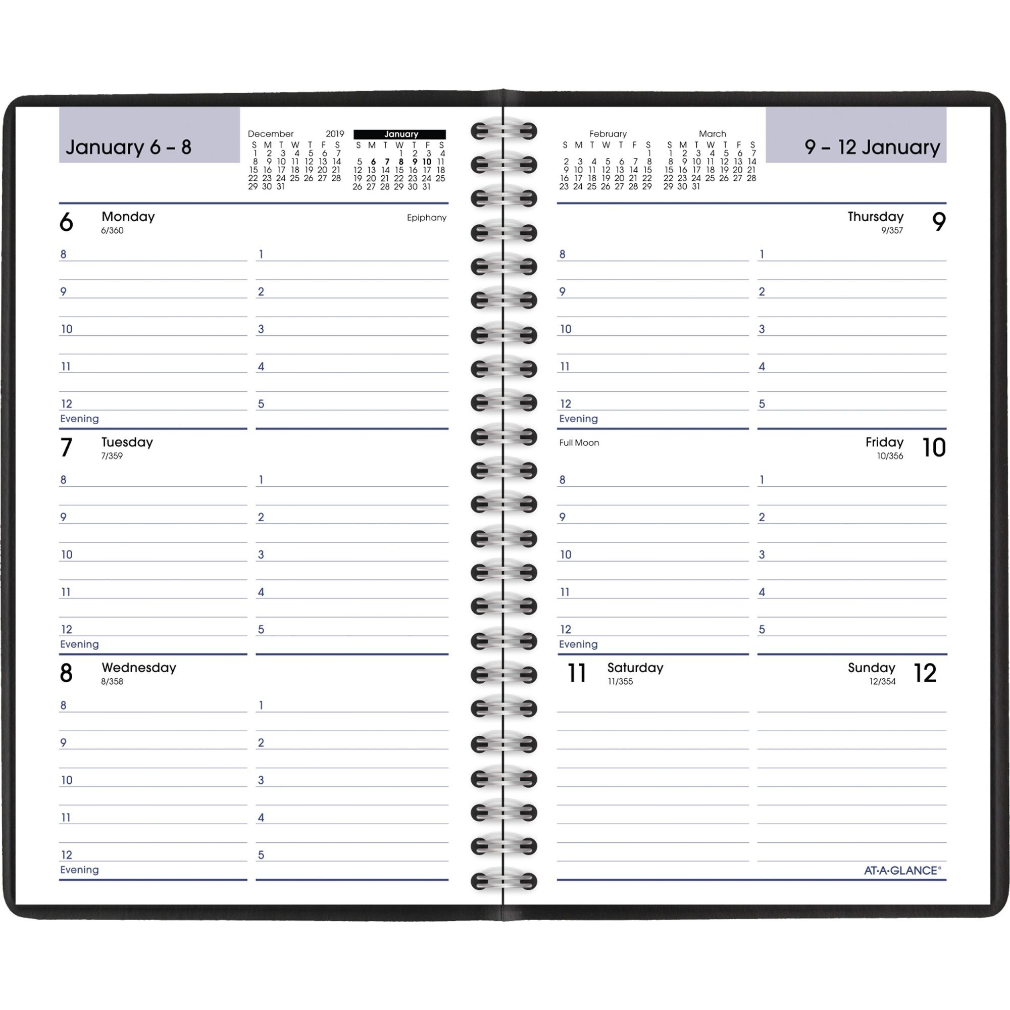 at a glance dayminder weekly appointment book | j thayer