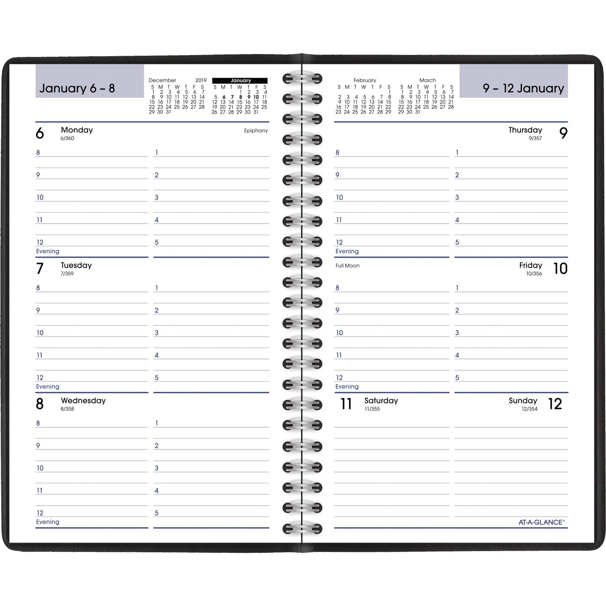 Week At A Glance 2021 Calendar Example Calendar Printable