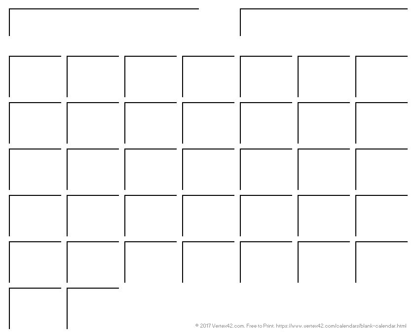 Blank Calendar Template Free Printable Blank Calendars