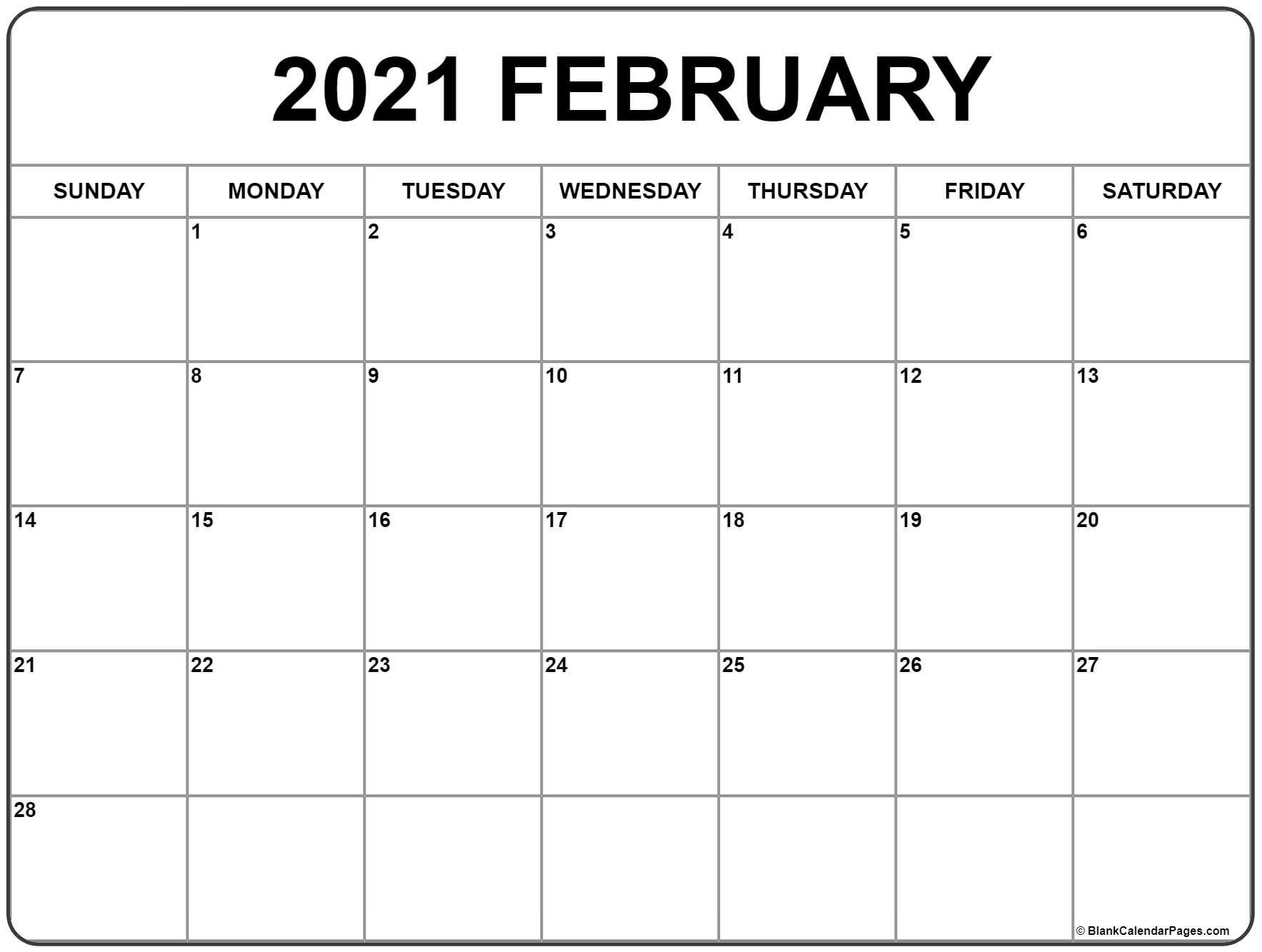 Blank Calendar You Can Type On 2021 Example Calendar