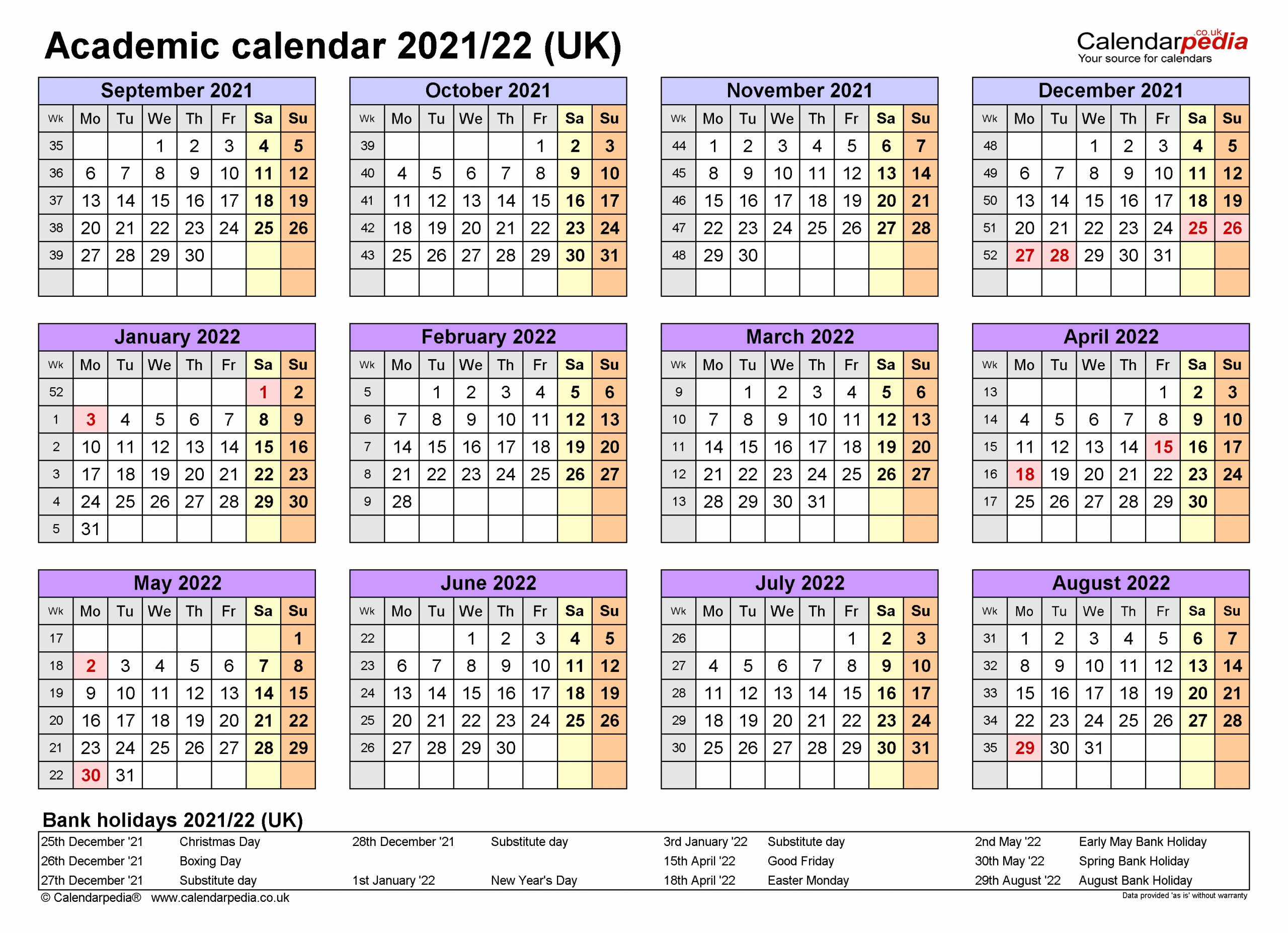 Calendar 2021 22 Usa | 2021 Calendar