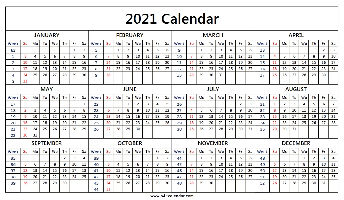 calendar 2021 with week template 2021 calendar all months