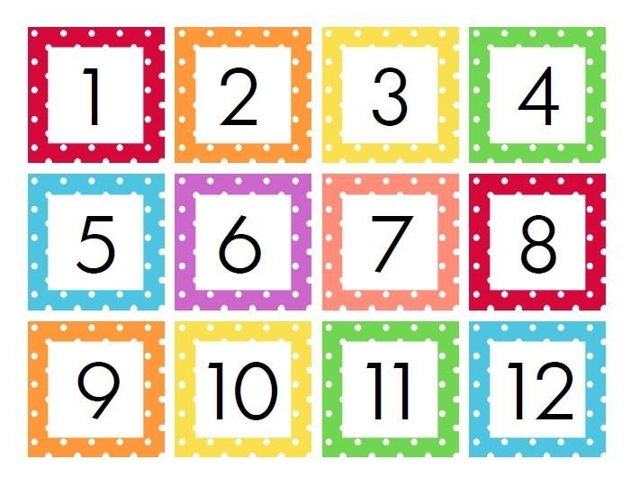 calendar numbers 1 31 printable : free calendar template