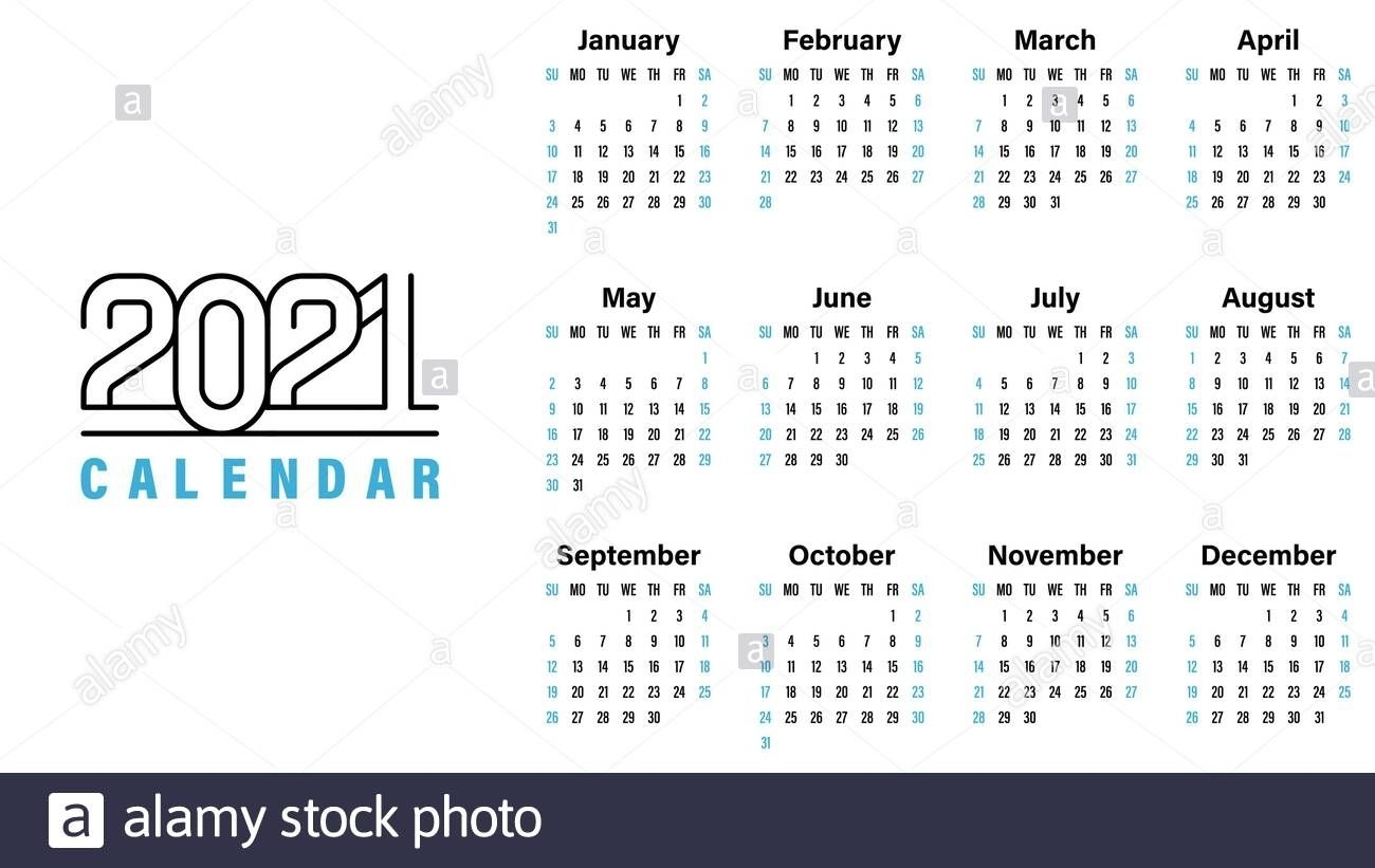 Calendar Of Weekends Only 2021 | Month Calendar Printable