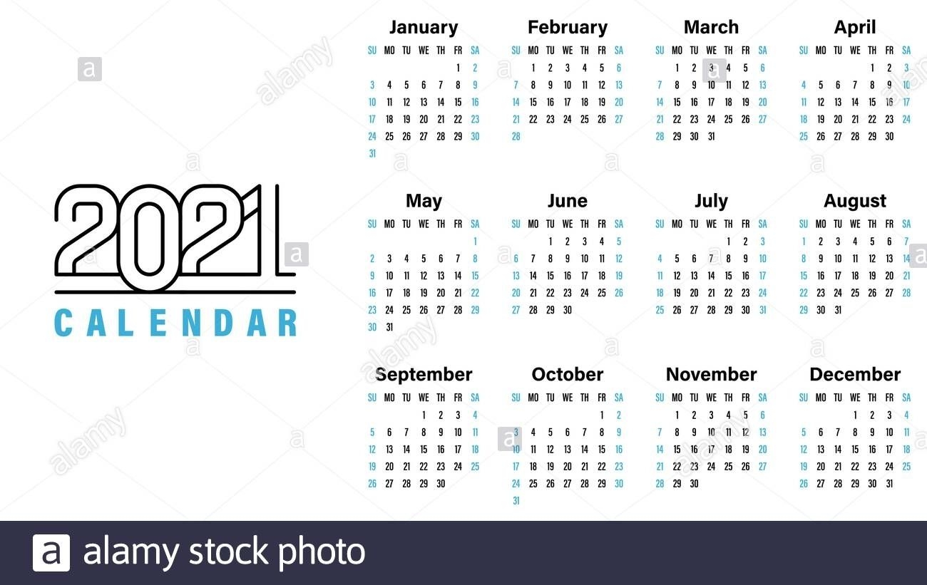 calendar of weekends only 2021 | month calendar printable