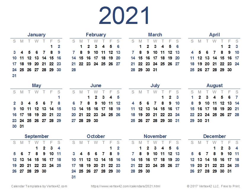 calendar pdf 2021
