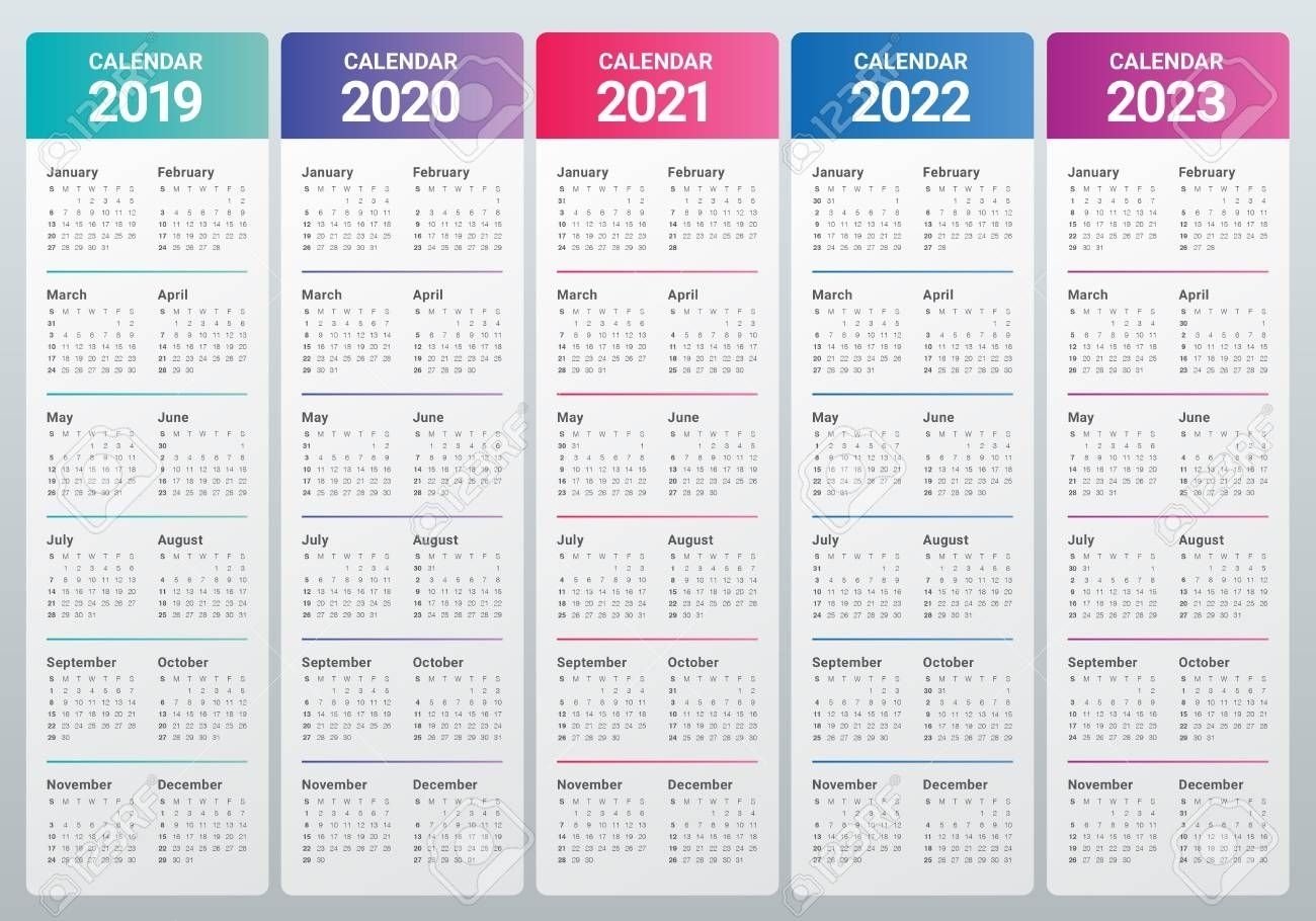 Calendars 2019 2020 2021 2022 2023 Calendar Inspiration