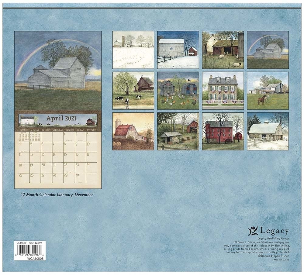 country path 2021 wall calendar | lang store