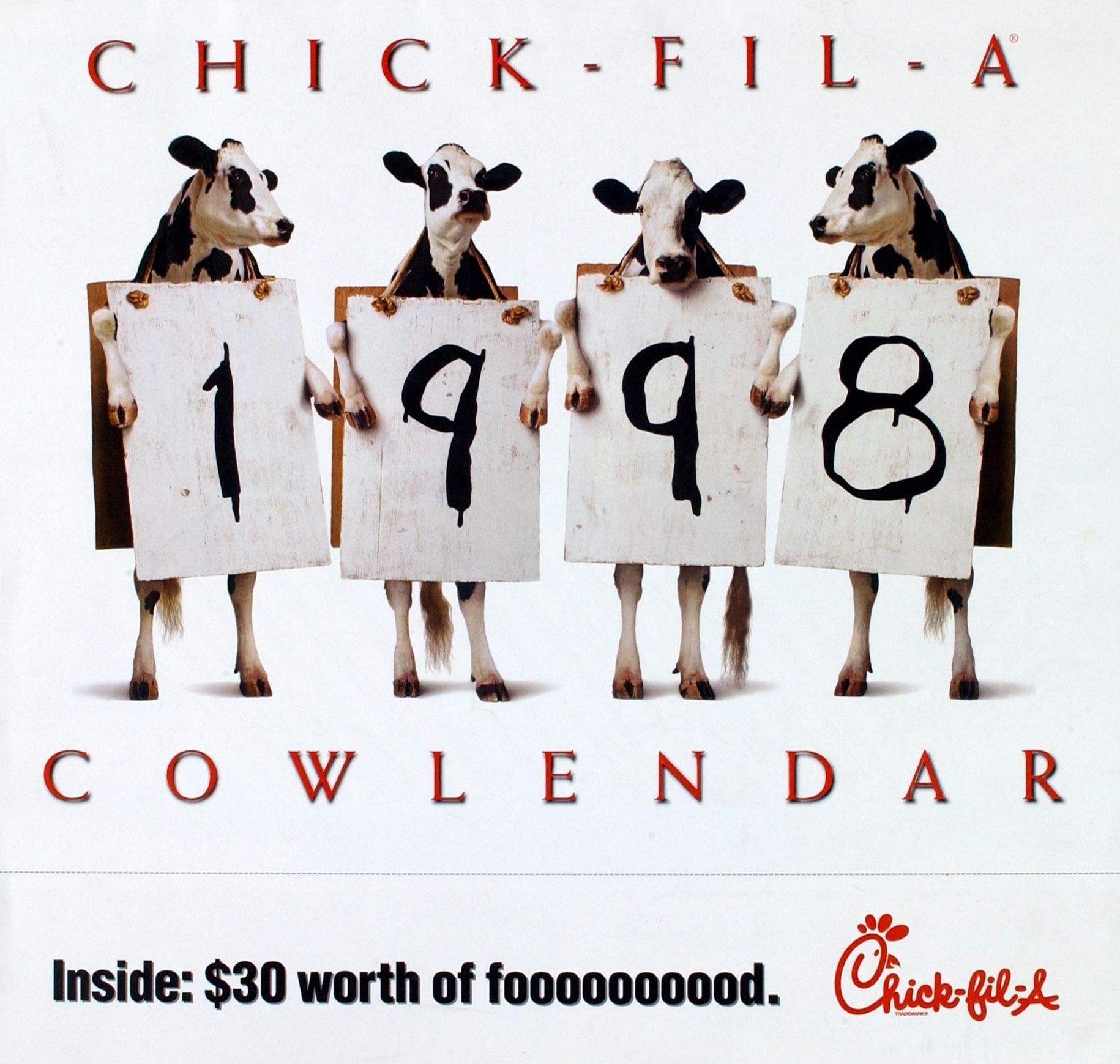 Cow Calendar Chick Fil A Calendar Inspiration Design