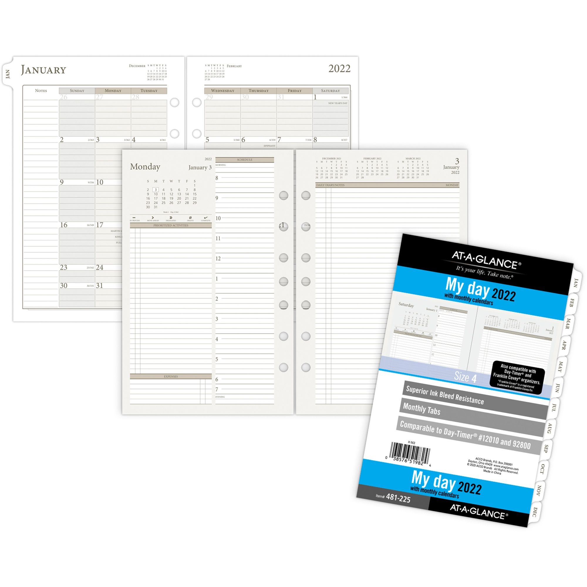 day runner pro 2ppd wide area planning pages | walker&#039;s