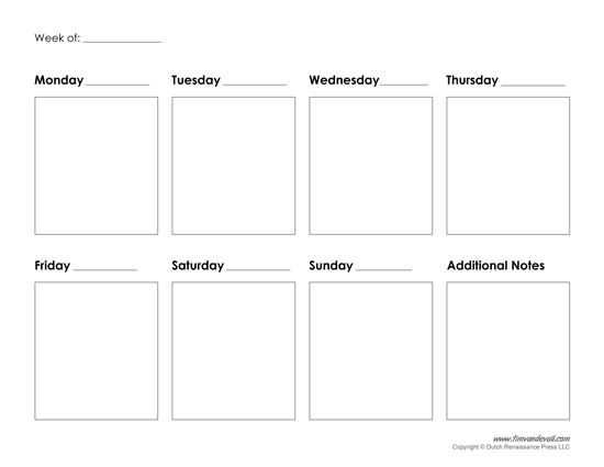 dentrodabiblia: 10 day calendar template