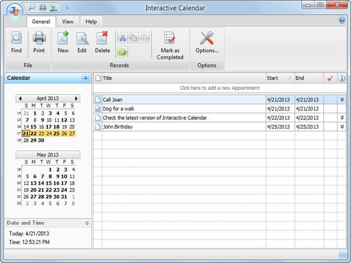 Download Interactive Calendar V2 1 (gratis / Freeware