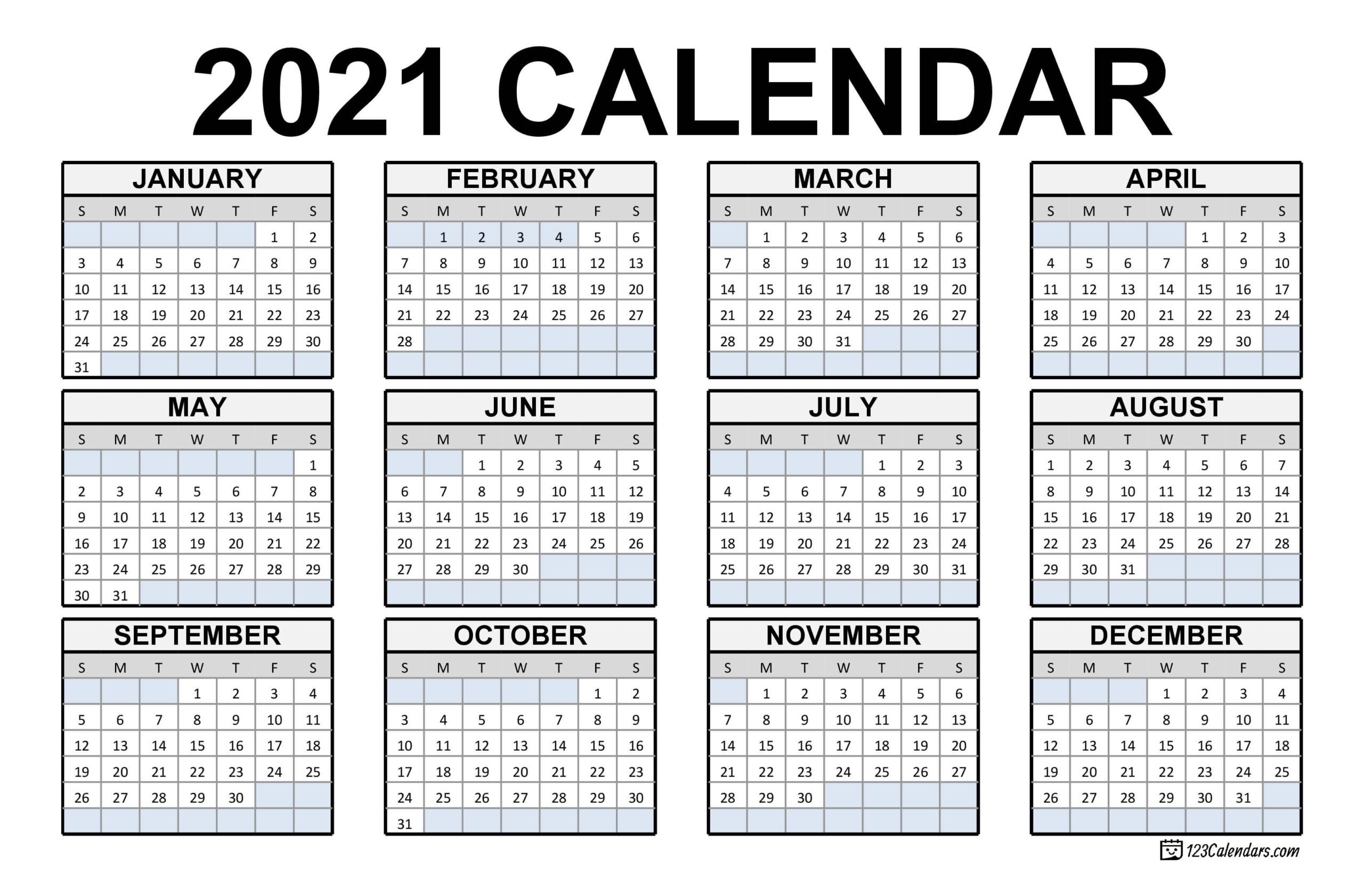 Downloadable 2021 Calendar Philippines With Holidays