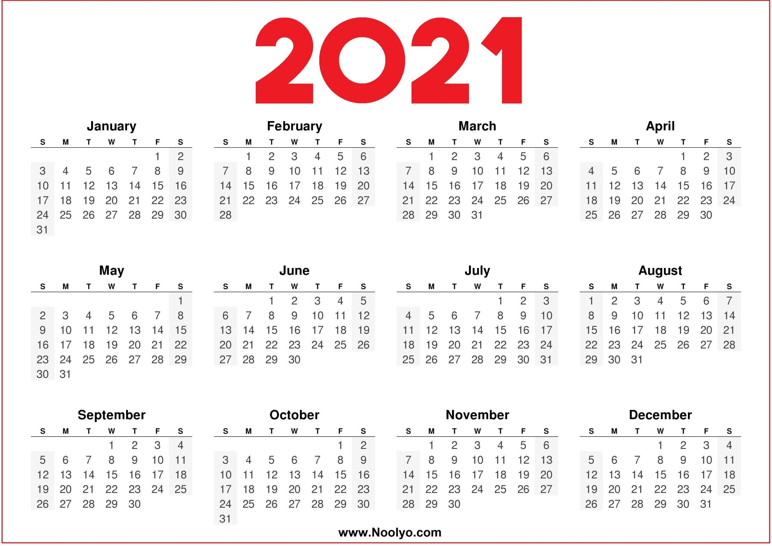 Fill Andprint A Calendar 2021 | Calendar Printables Free Blank