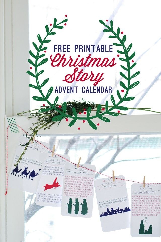 Free Advent Calendar Printable Calendar 2020