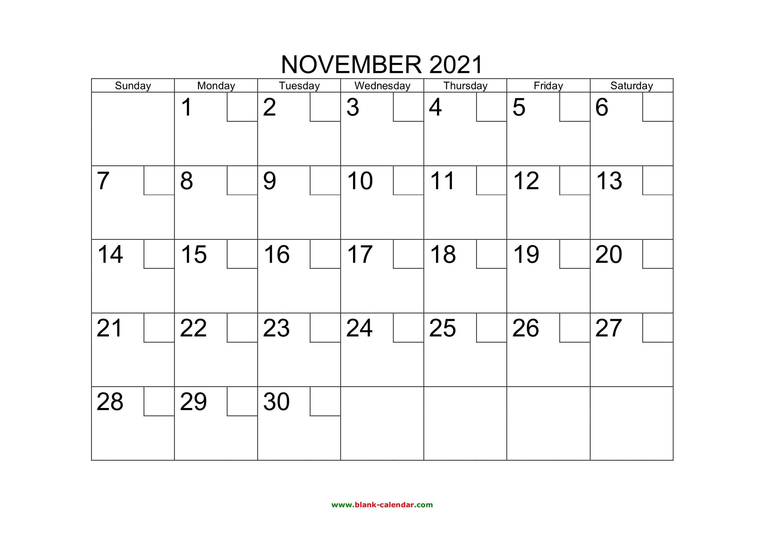 free download printable november 2021 calendar with check