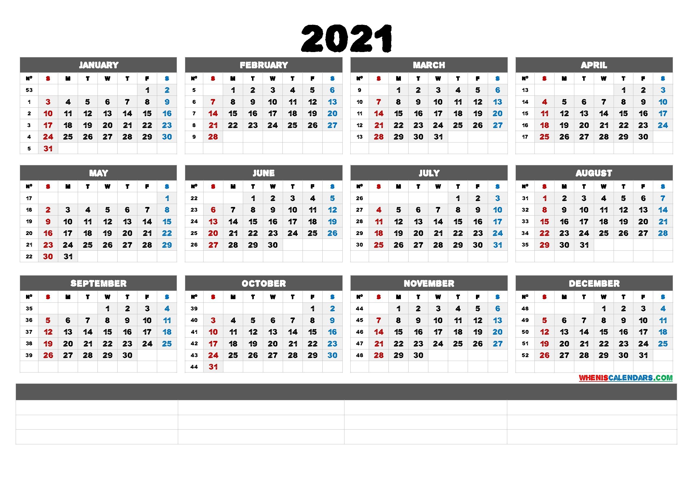 Free Editable 2021 Calendar With Holidays 2021 Calendar