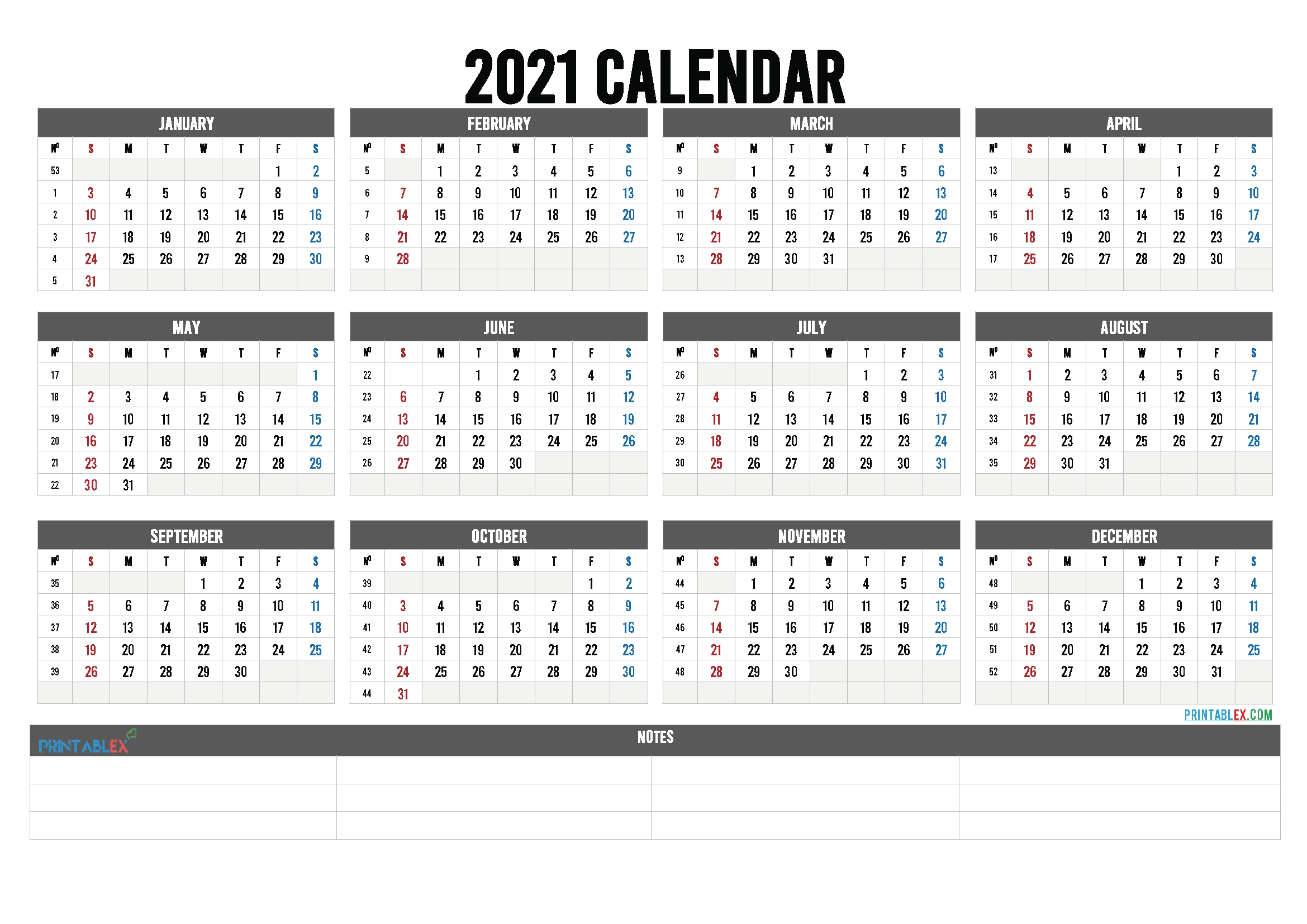 free editable weekly 2021 calendar / free fully editable