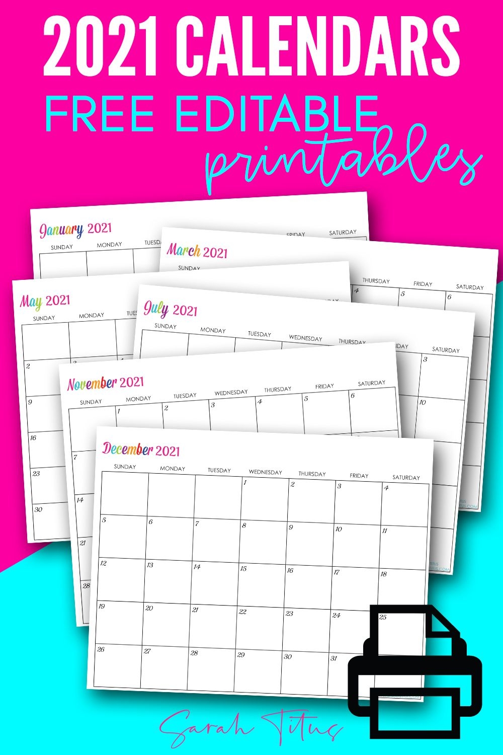 Free Editable Weekly 2021 Calendar : Weekly Calendars 2021