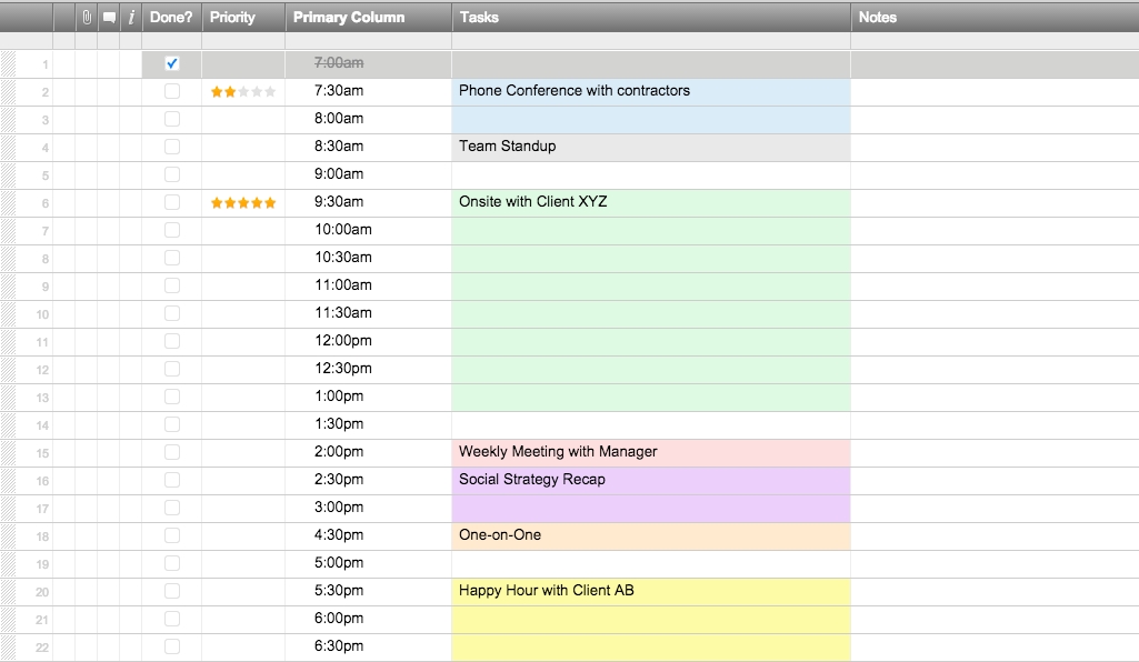 free excel schedule templates for schedule makers