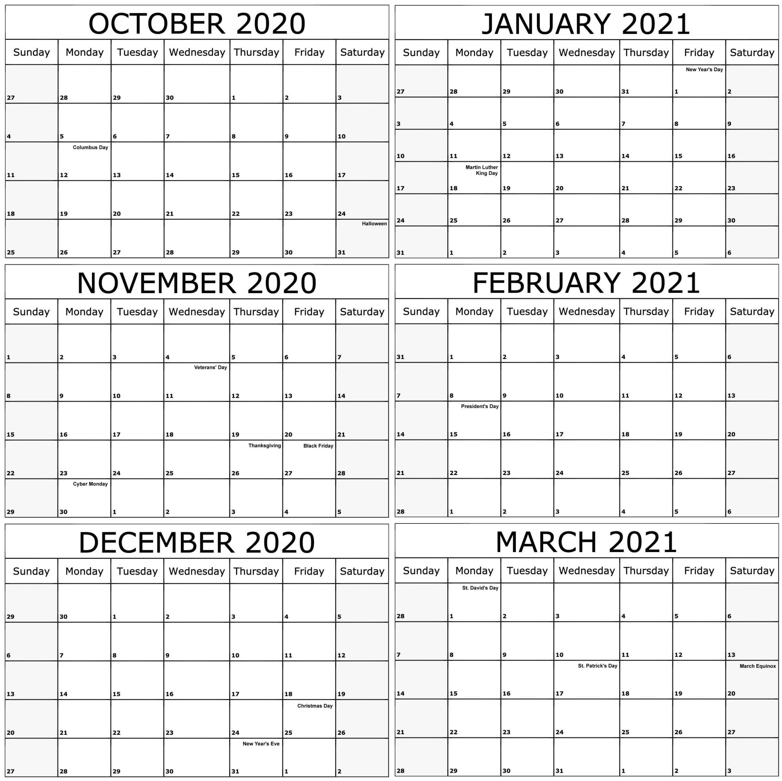 free fill in calendar 2021 | calendar printables free blank