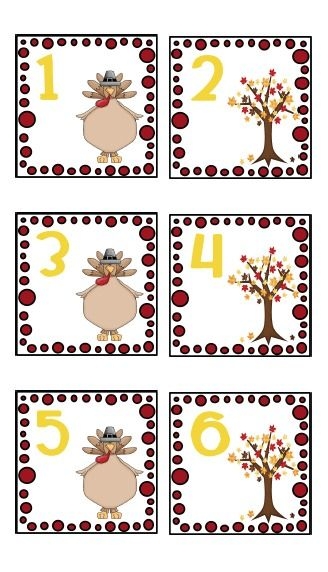 Free November Calendar Cards | Creating & Teaching