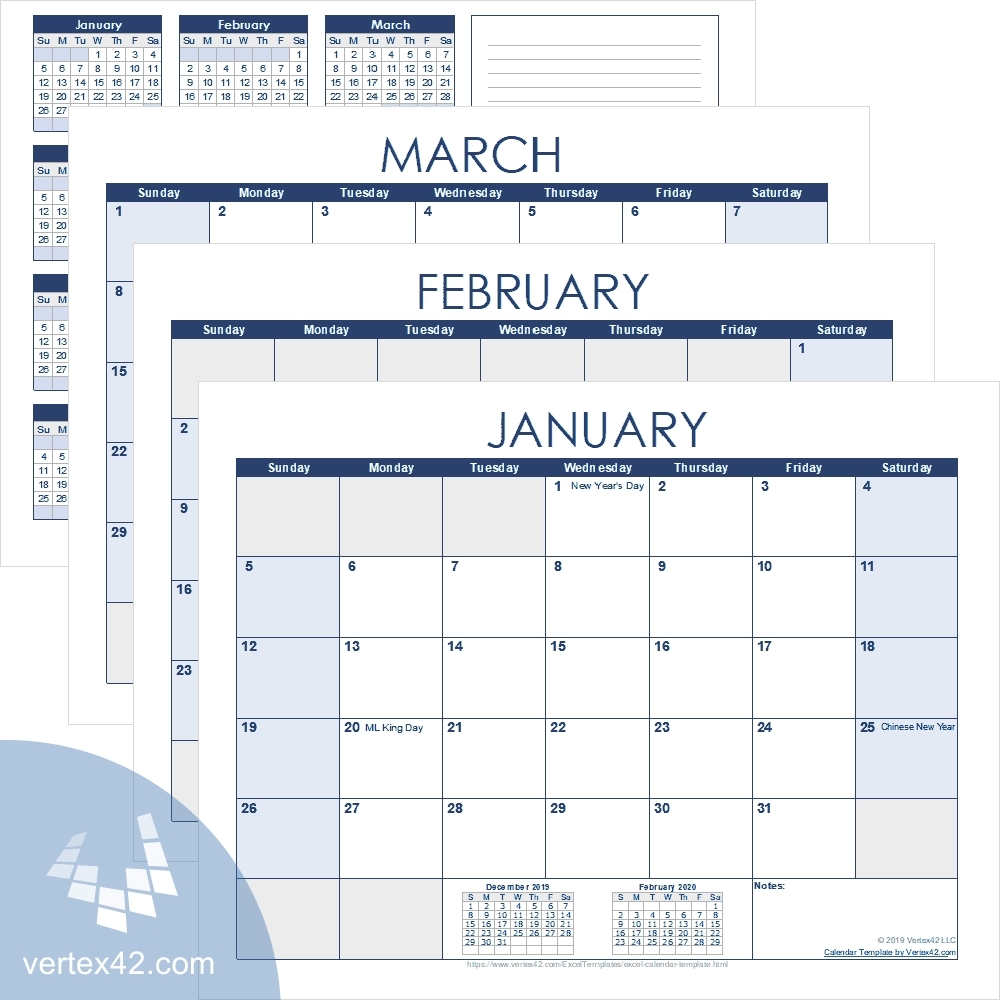 Free Printable Calendar Academic | Ten Free Printable