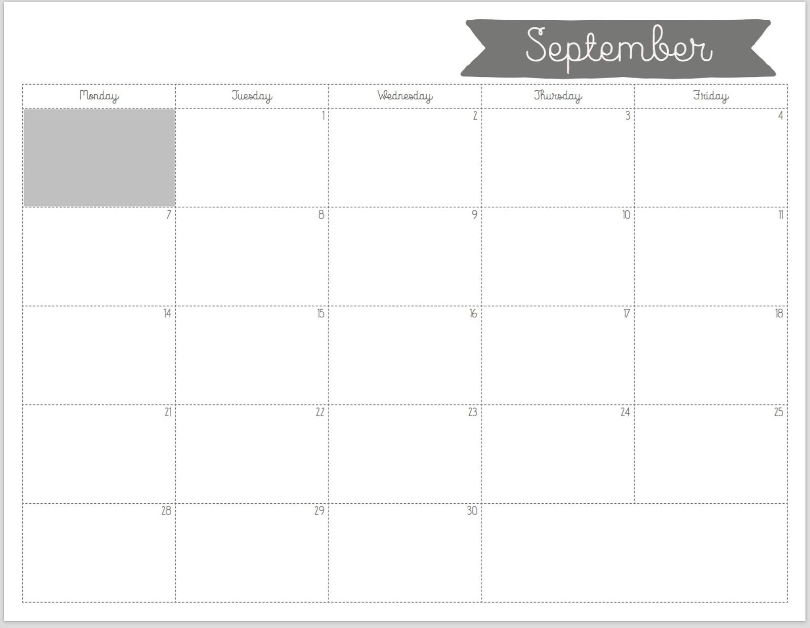 Free Printable Calendar For Teachers | Ten Free Printable