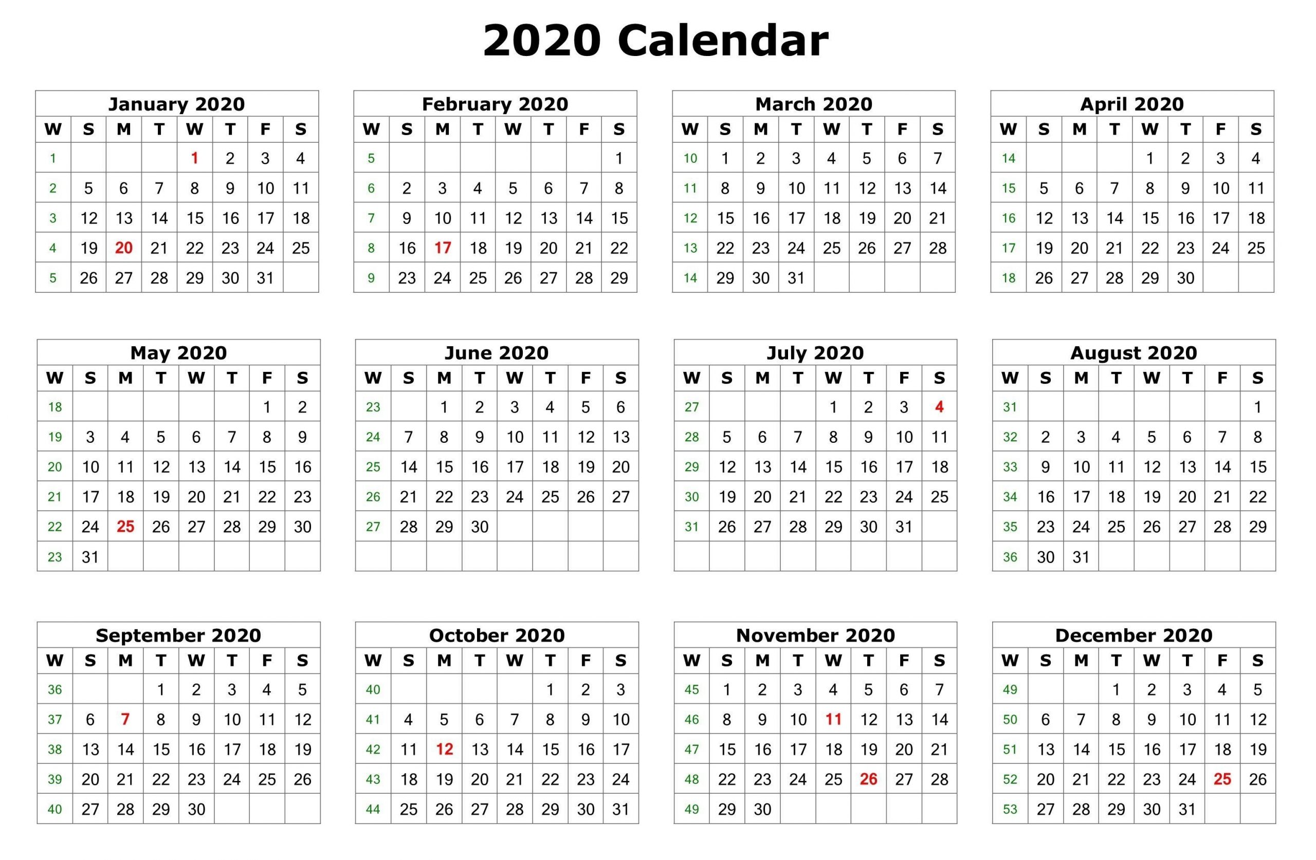 free printable calendar labs 2020 | calendar printables