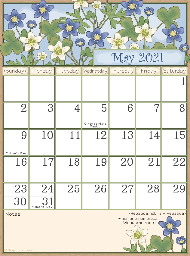 free printable calendars 2021