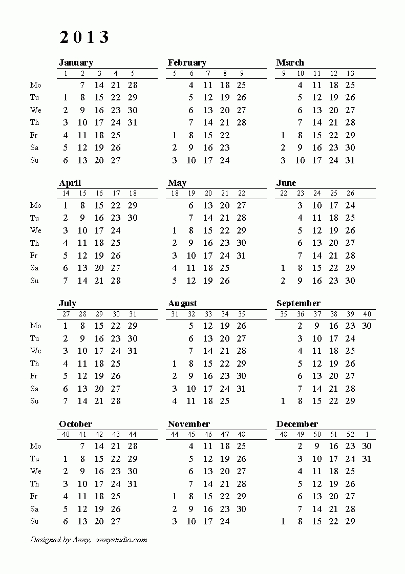 free printable calendars and planners for 2020 and past years