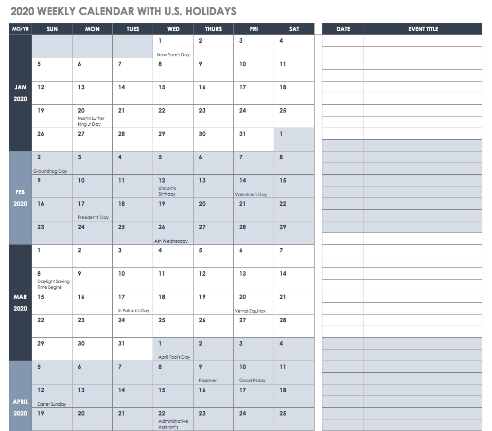 free printable vacation calendar employees | ten free