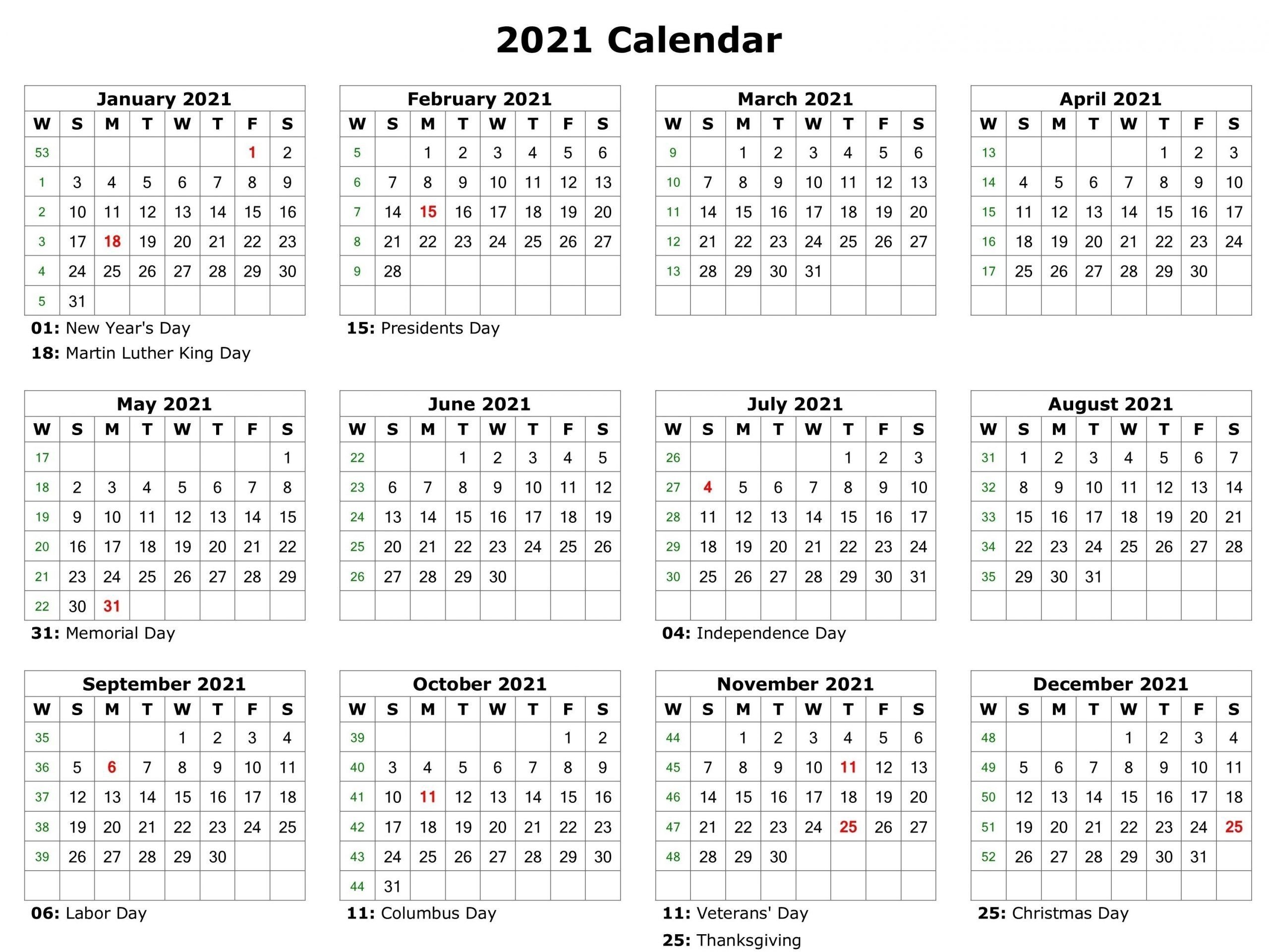 government julian calendar 2021 | free printable calendar