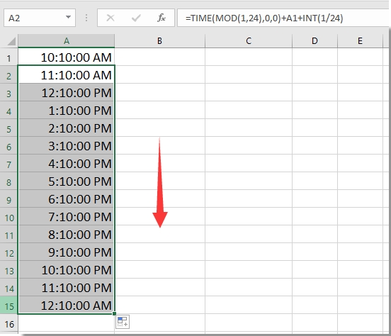 How To Add Time With Hours/minutes/seconds Increments In