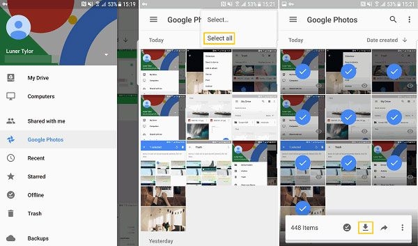 How To Download Google Photos To Android Phone/computer?