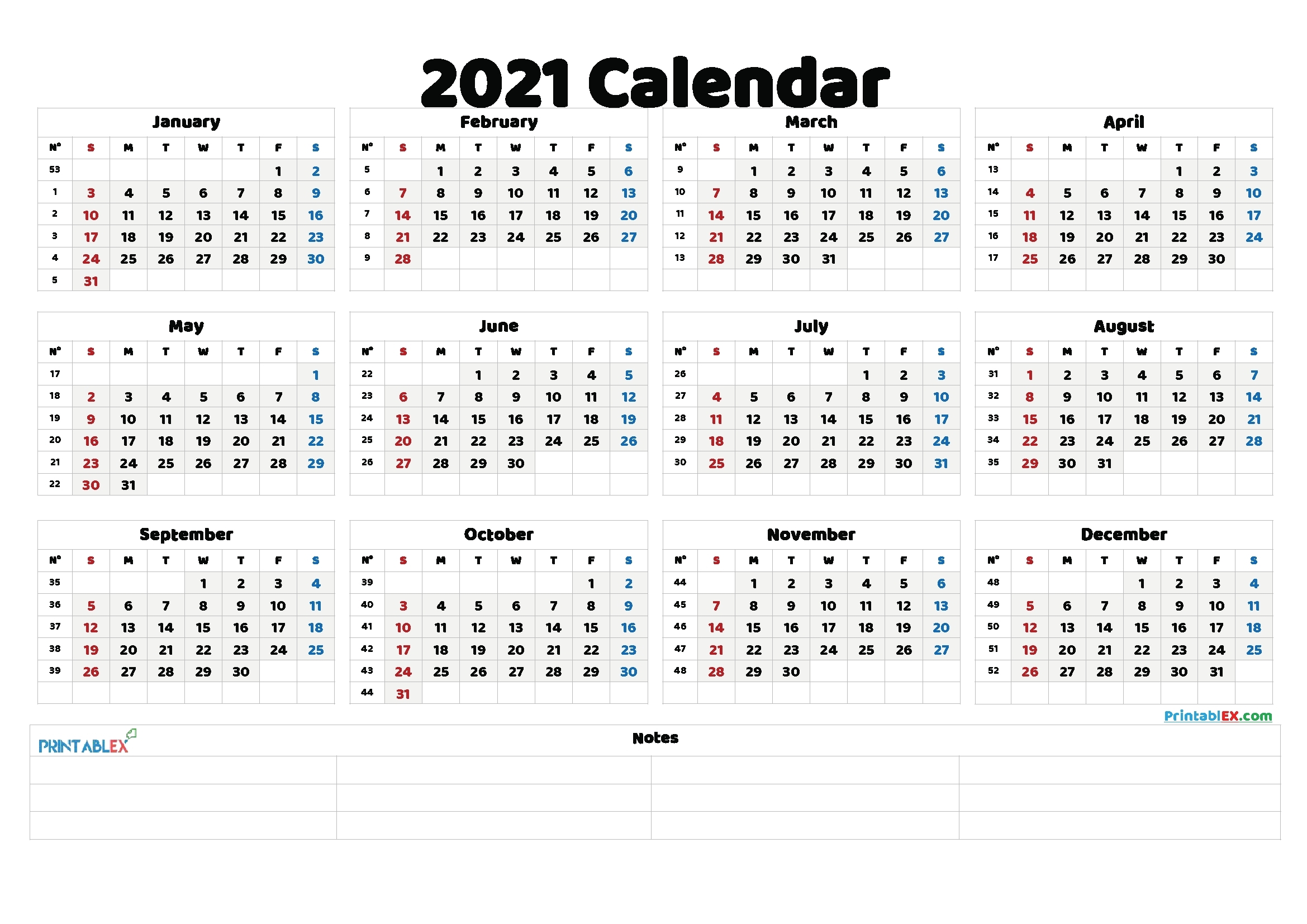 How To Printable 6 Week Calendar 2021 | Get Your Calendar