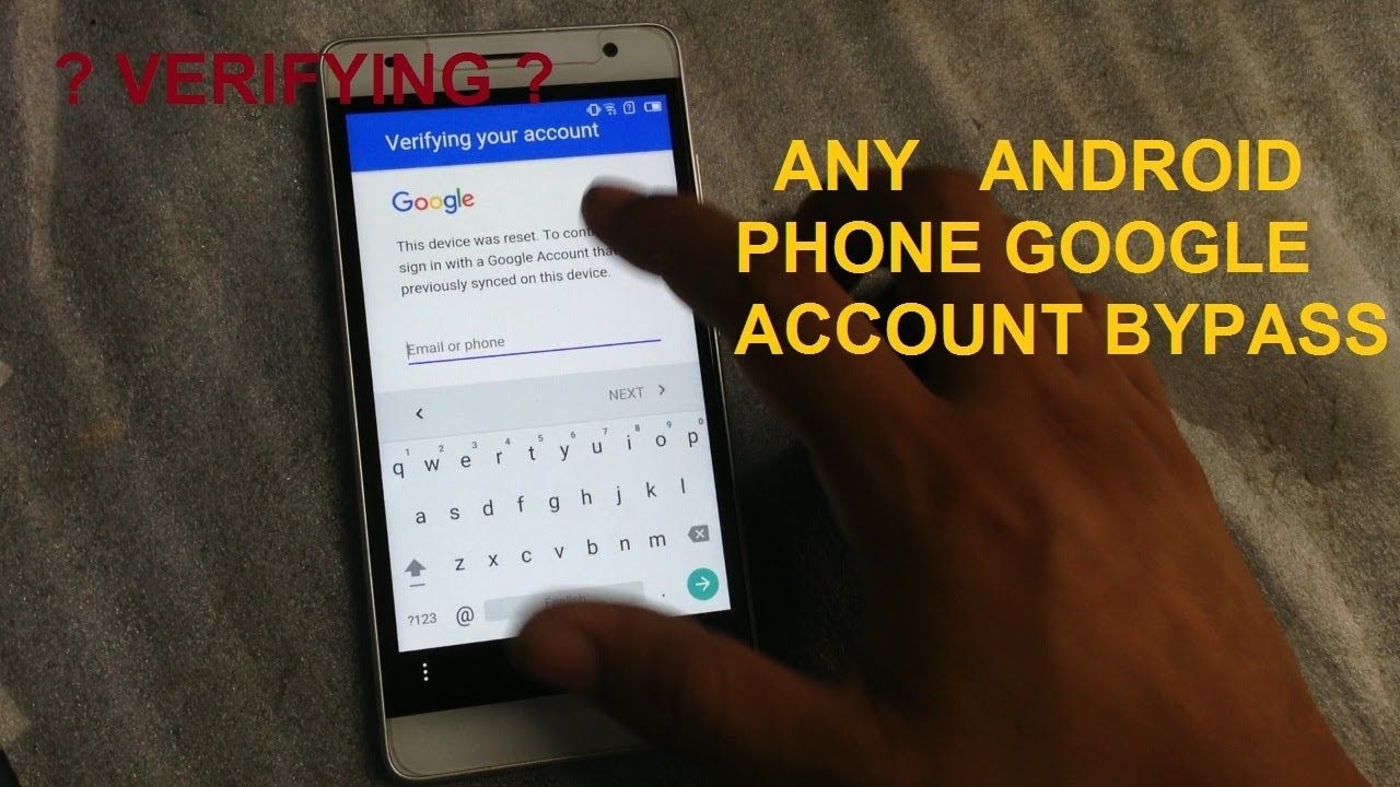 How To Unlock Google Account Any Android Phone Youtube