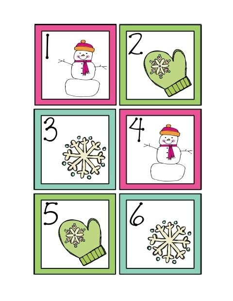 january calendar cards freebie | creating &amp; teaching