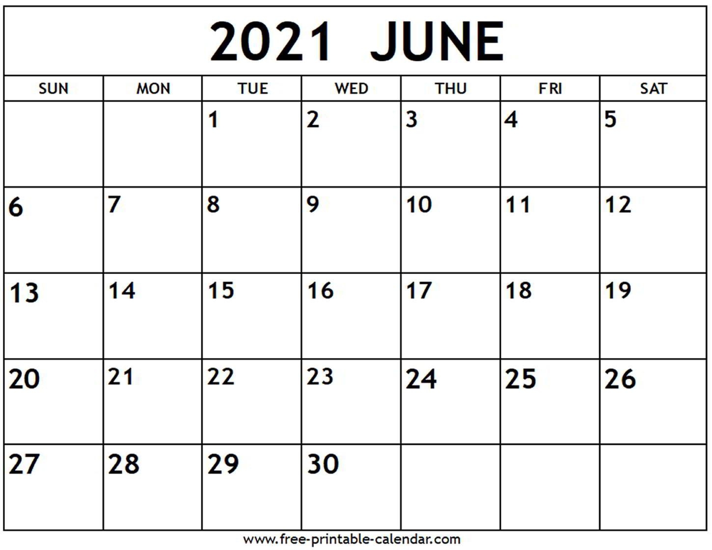 june 2021 calendar free printable calendar