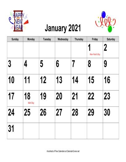 Large Number Flip Calendar 2021 | Calendar Printables Free